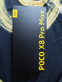 جهاز بوكو x8pro max ذاكره 512 الرام12+12 فقط مفتوح من الكارتون للبيع م...