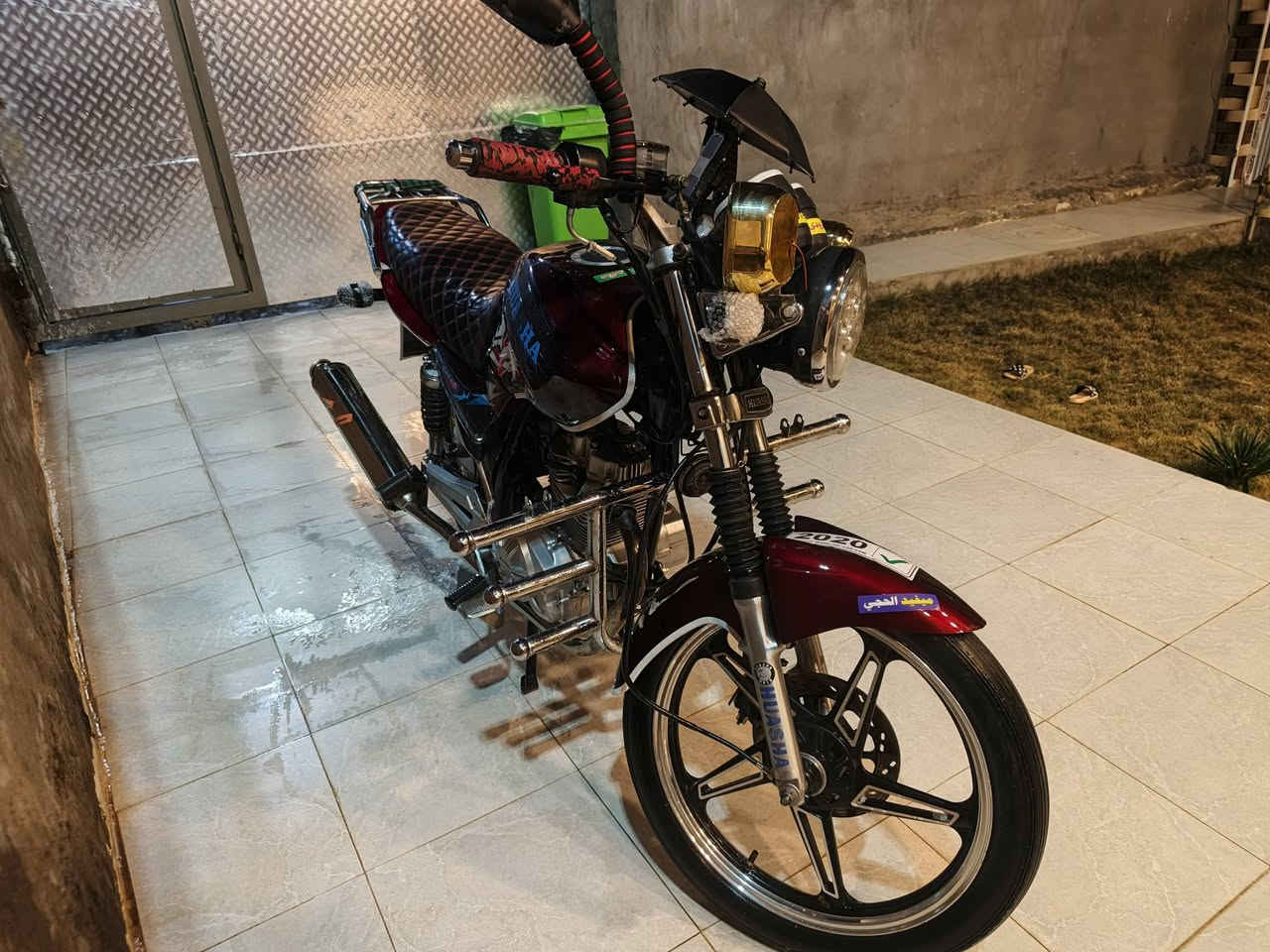 يا الله
ا😒 دراجه 🏍️ هيوشه موديل 2020 دراجه حيل حلوه مال جناي كهربائيات شغاله اوراق📄 اصوليه  كامله بيها كمرك🚔 السعر 900💸   هذا رقمي اتصل***********☎️
