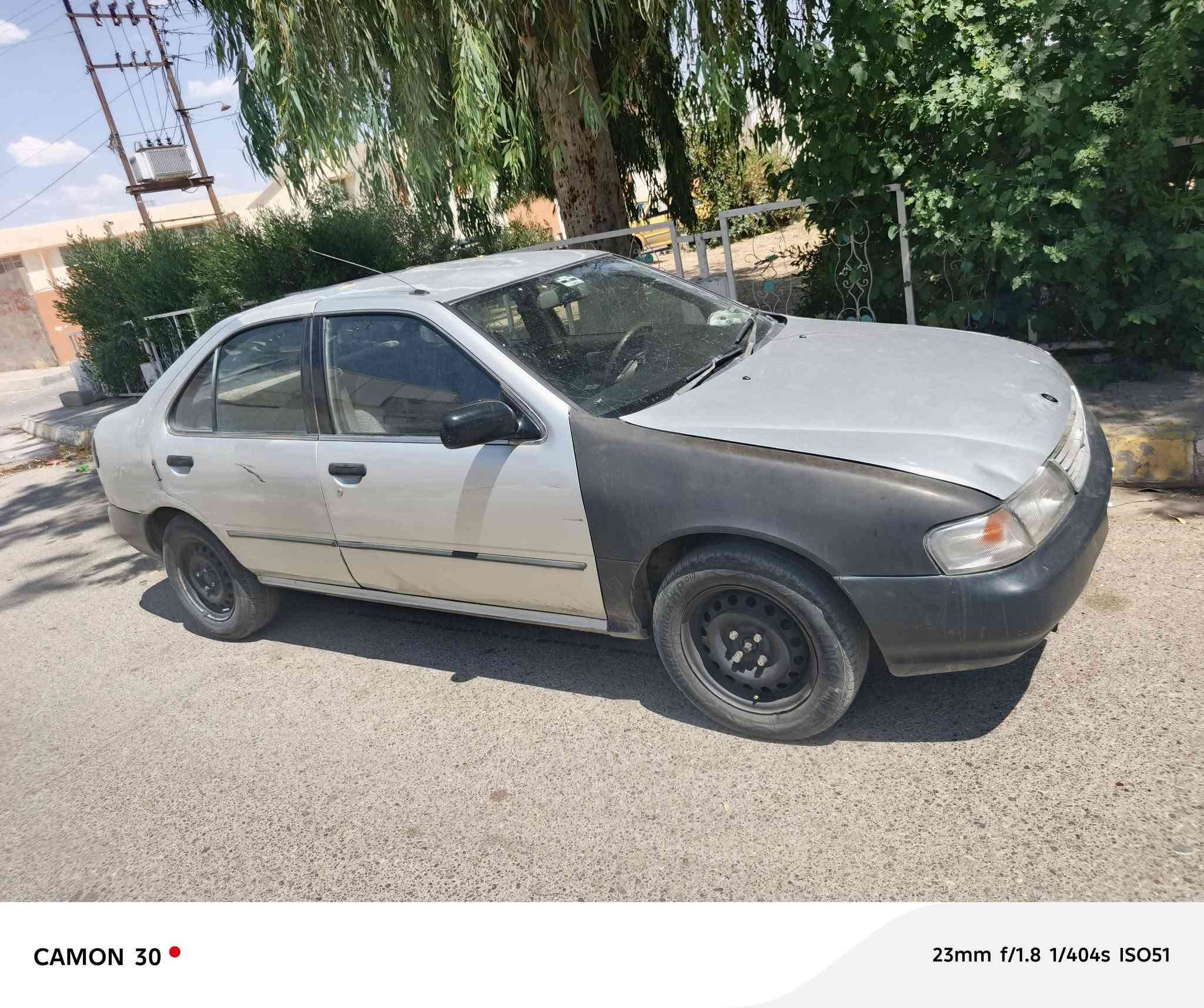 نيسان صني موديل ٩٥ مشروع وطني بيها دفتر بنزين محرك تسفيت جديد كير مابي عيب سعر ٣٠$ مجال
رقم تليفون ***********
