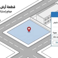 تتوفر لدينا قطعة أرض للبيع بموقع استراتيجي ومميز: 📍 الموقع: حي الأسرى،...
