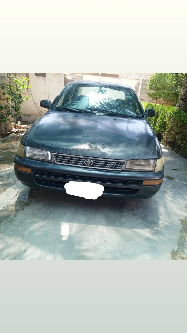 كورلا موديل 97رقم بغداد انكليزي الجديد مكفولة من الضربة والعيب الشرعي كير ومحرك ضمان مكان السيارة ديالى المقدادية السعر 46 الاتصال على الرقم ***********
