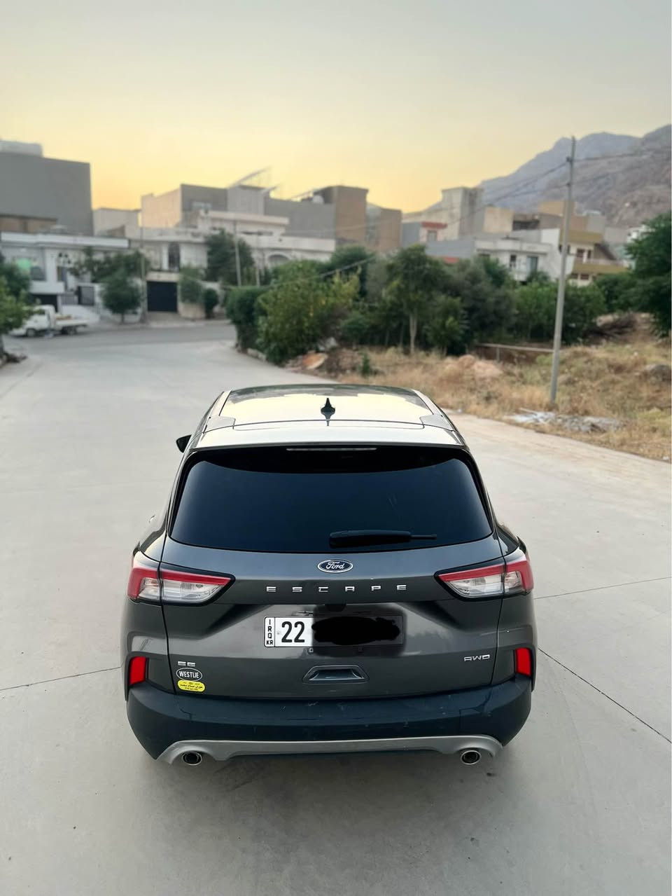 Ford escape 2022 se awd
مواسەفات ئێسئی
١.رادار
٢.خەتی جادە
٣.تحدیل سورحە
٤.گێچ ئەلکترۆنی
٥.شاشە گەورە 
٦. ٥ مۆد 
٧.ئۆتۆ هۆڵد 
٨.ئۆتۆ ستۆپ
٩.برێک کارەبای
١٠.کوشن کارەبای
١١.کوشن هیتەر
١٢.گێڕ ماوس
١٣.تەبرید مەرکەزی
١٤.بەس پانۆڕاما نیە 🙂
١٥.سوکان گەرم
هتدد….)
٢ پارچەی بۆیاخە قرنجێکی هەیە ناوی ئەرباگ بەس سوکان 
سەنەوی تا ٢٠٢٩ یان ٢٠٣٠ نوێیە بە ناوی خۆمانە شوێن رانیە 
ژمارە تەلەفۆن 
سحر ١١٧ گەڵا *********** 

فورد إسكايب 2022 SE AWD
مواصفات المقال
1. الرادار
2. خط الشارع.
3. سورة تهديل
4. الغجر الإلكتروني
5. الشاشة الكبيرة. 
- 6.5 الوضع 
7. أوتو هولد 
8. التوقف التلقائي.
9. فرامل كهربائية.
10. الوسائد الكهربائية
11. سخان الوسادة
12. جير ماوس
- 13 التعرفة المركزية
14. لكنها ليست 🙂 بانوراما.
تهدد....)
هناك قطعتان من الطلاء تحتويان على كرنك يسمى Arbag ولكن الدفة. 
سناوي جديدة حتى عام 2029 أو 2030. 
رقم الهاتف *********** رانية, السليمانية
