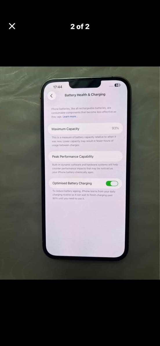 ايفون 13برو ماكس
باتري 🔋 93
ستوكاج 128
تلفون نقي ممعاود فيه والو هابط كابه 
نبيع برك. 
ومنسحقش عباد مشي سريو


**إذا كنت صاحب هذا الإعلان وتريد حذفه لأي سبب، رجاءا أرسل رسالة إلى الدعم الفني**