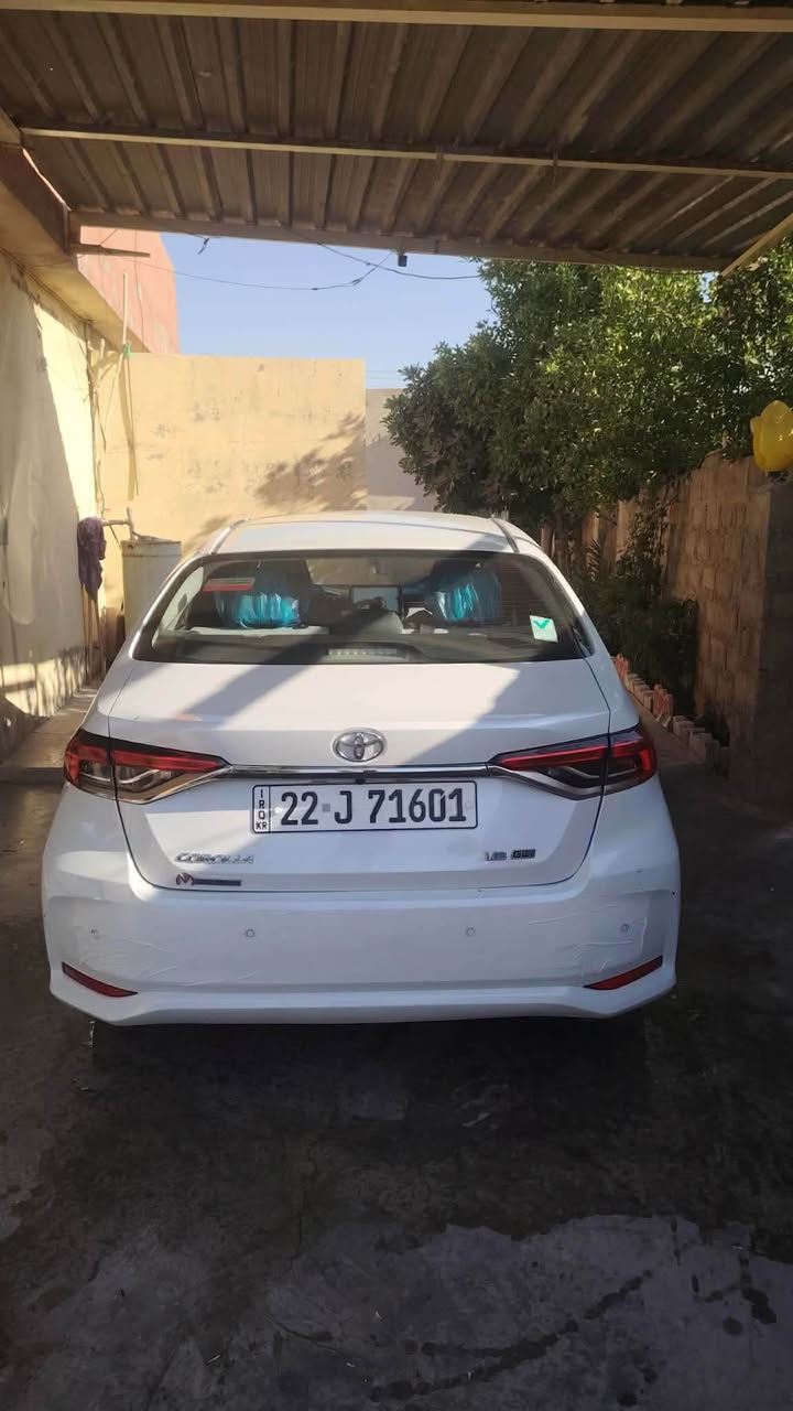 كورلا 2022 خليجي جيهان ماشية  89 الف كيلو متر
حجم محرك 1800 كير محرك صدر تبريد كهربائيات كله شرط سيارة مكفوله بدون صبغ بدون تبديل بدون شخوط 
سنوية رقم هزة فحص مروري كله جديدة بسمي سنوية 
وكالة تحويل نفس يوم 
سيارة فول فول بصمة ابواب بصمة إشارات ترحيب تبريد قطعتين ماعدا سلايت باقي فول مكان سيارة كركوك يايجي سعره 159 بيه مجال للطيبين 
***********
