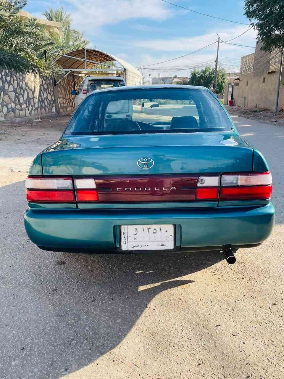 تويوتا كورولا مديل 1994 محور
رقم بغداد  مصبوغه عام جماليه 
كير محرك حداديه جدد 
تبريد شغال 
مكفوله من الضربه والكص ونقل جثه 
العنوان  -ناحيه الحريه -
***********
