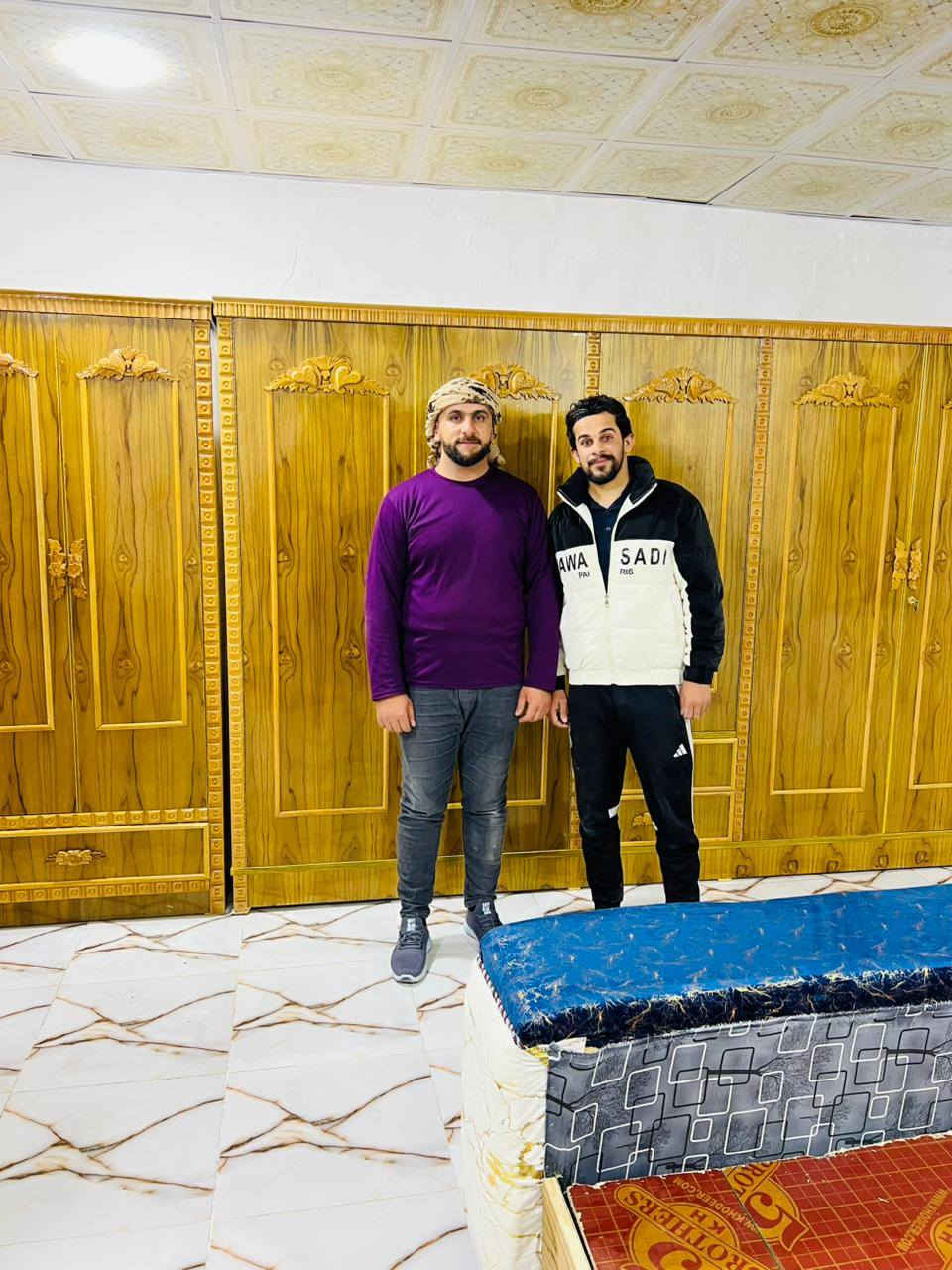 صناعتناهويتنا🔨🔨🇮🇶
#اثاث_عبدالله_السلطان      القادم أفضل انشاء الله 💙
فصال حسب طلب عمل كافه غرف نوم صاجي وكافه الالوان 💜💙♥️
الشرقاط الحي العسكري مقابيل مطعم خان جكن مقابيل الاستداره معرض عبدالله السلطان ***********
الف مبروك الحبيب اخوي صدام بل رفاه والبنين
