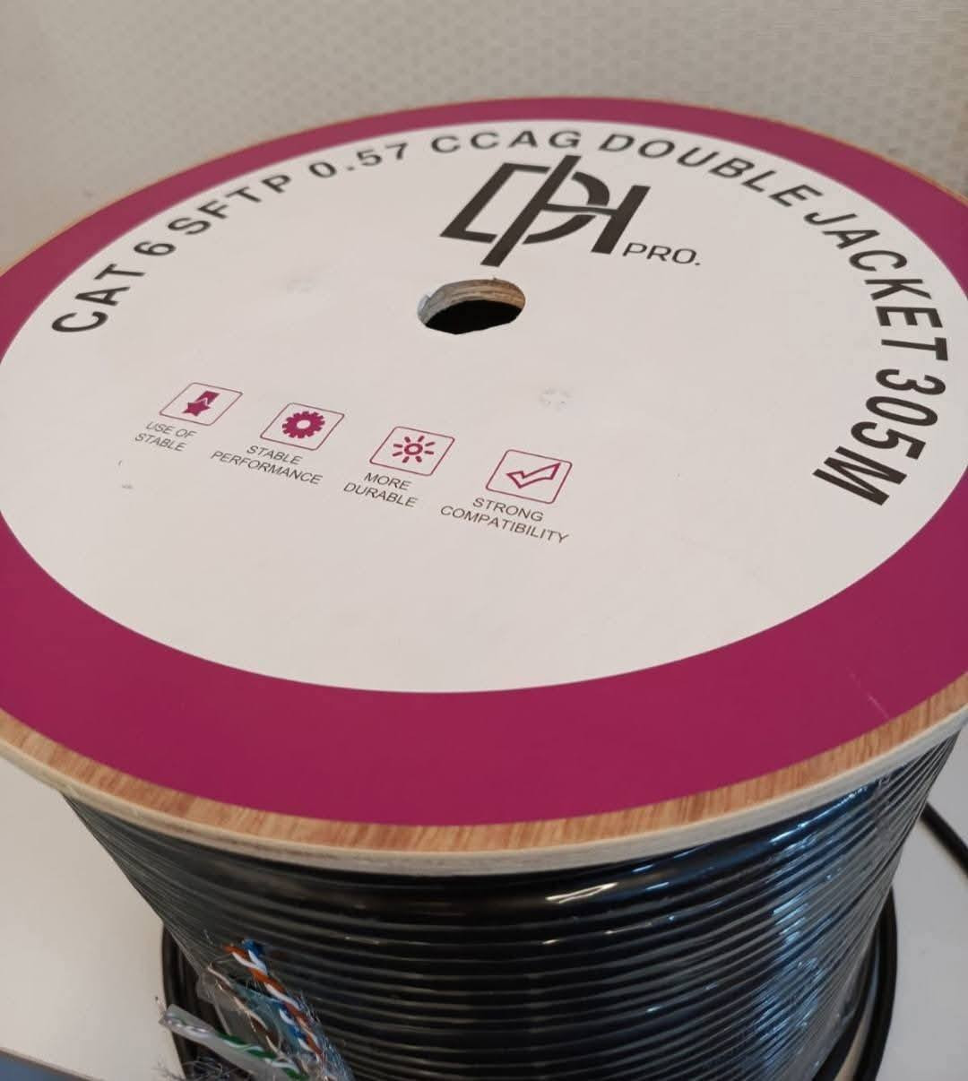 وصل كيبل Dh الUtp الامتار والبكرات بنوعيها
الخضرة والبنفسجية اللي العالم اتعلمت عليه


**إذا كنت صاحب هذا الإعلان وتريد حذفه لأي سبب، رجاءا أرسل رسالة إلى الدعم الفني**