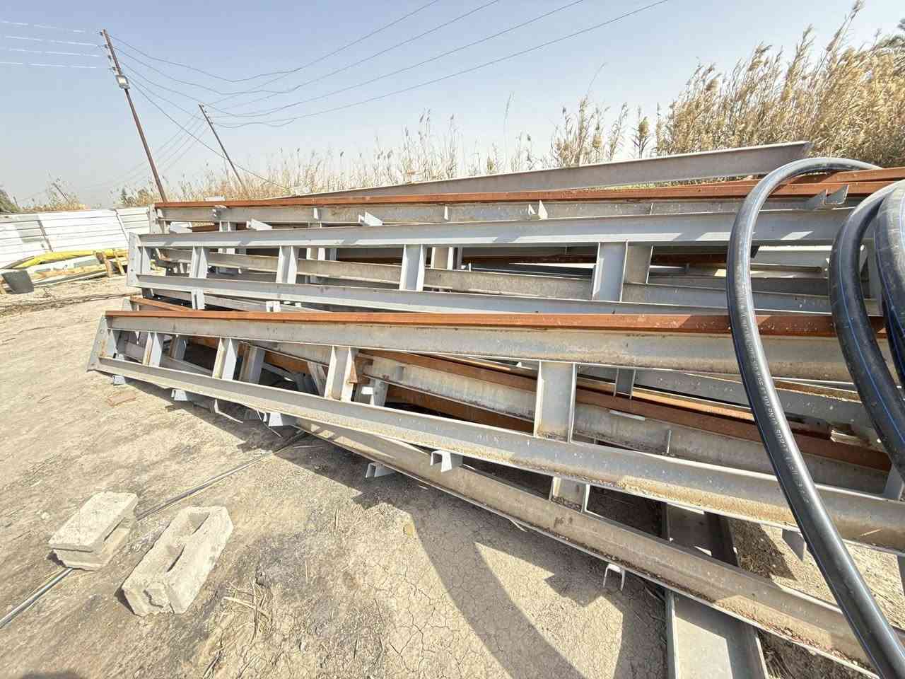 جملون البيع 12*30
البيع  ***********

12دنكه اي بيم 250
تراسات اي بيم ابو 5دبل قطعه 
جسورعدد 12 علا 6متر الجسر قطعتين 
طراحيات 2-4 
اكسات بوري 3انج
