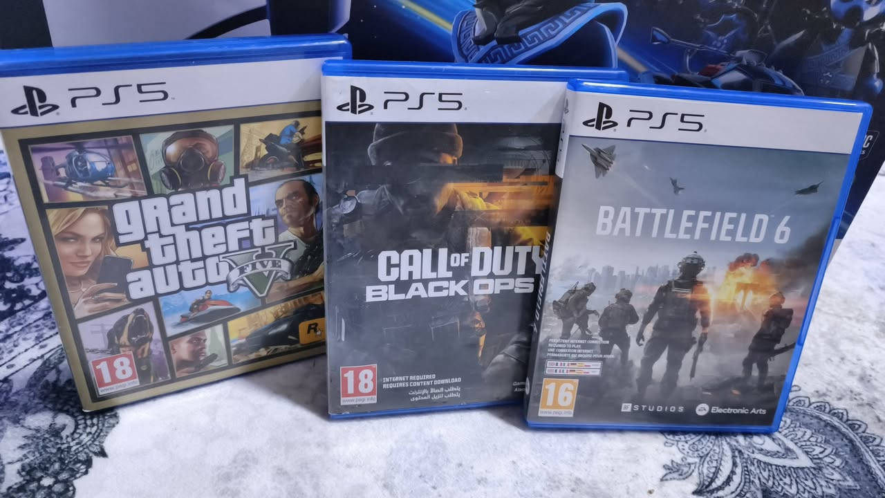 Ps5 slimللبيع نضافة فول ملعوب بي شهرين بس مع جوستكين و كارتونتة موجودة ملحقاتة كاملة مع الالعاب الي معروضة بسعر٨٥٠ قفل ربع مينزل ماكو هيج سعر وية هيج ملحقات تجي تفحص البلي تفحص الجوستكات وتاخذ عنواني شعب حي البساتين
***********
