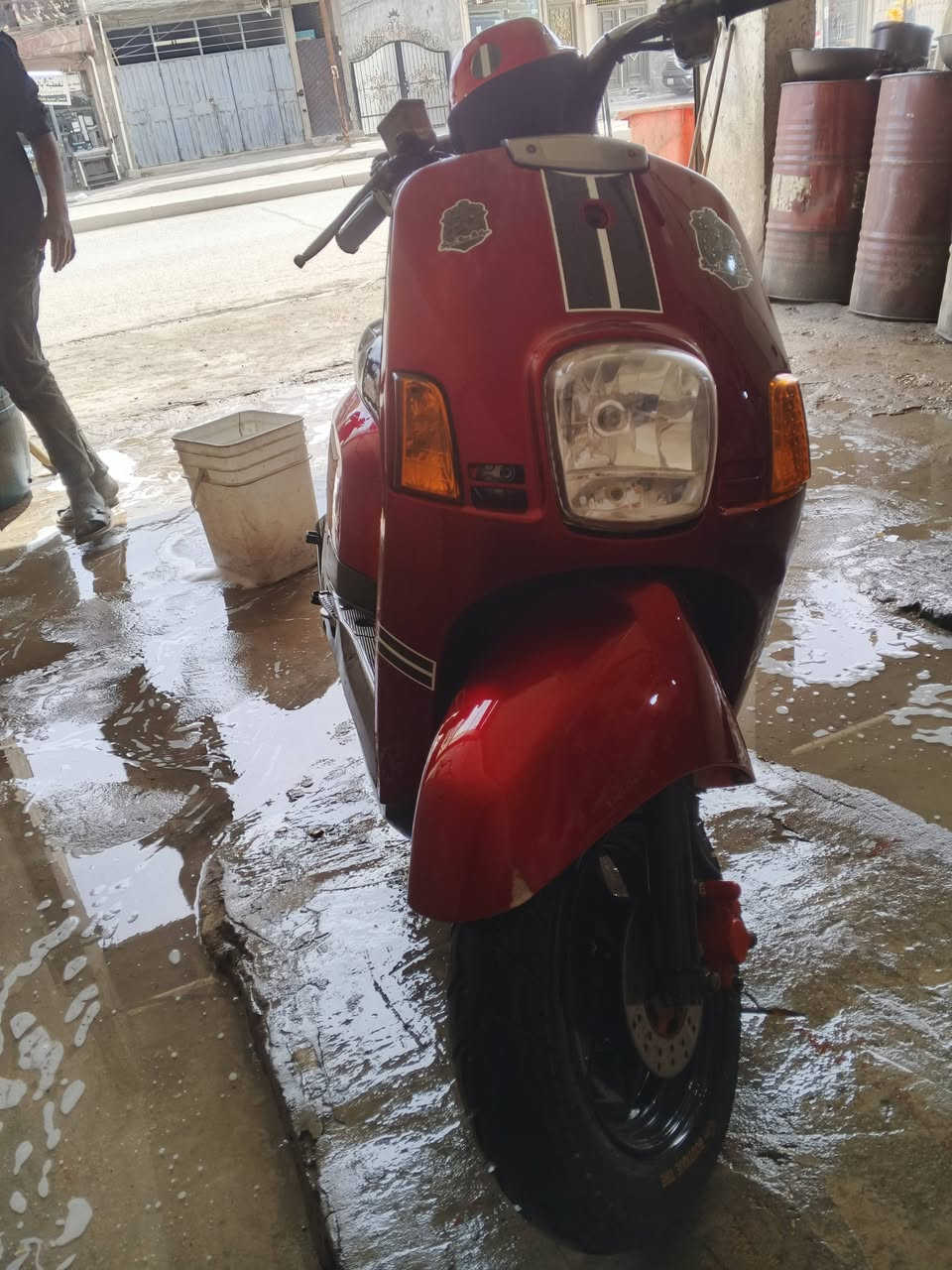 متاح دراجة بوليس الدراجه وضع شركه كله ابلاديه ختم واحد ويه السواد ويه المكينه مال حاويهه
كهربائيات كله شغاله مال جناي السعر خاص اي استفسار الاتصال على اتصل عل الرقم  ***********مكاني كربلاء
