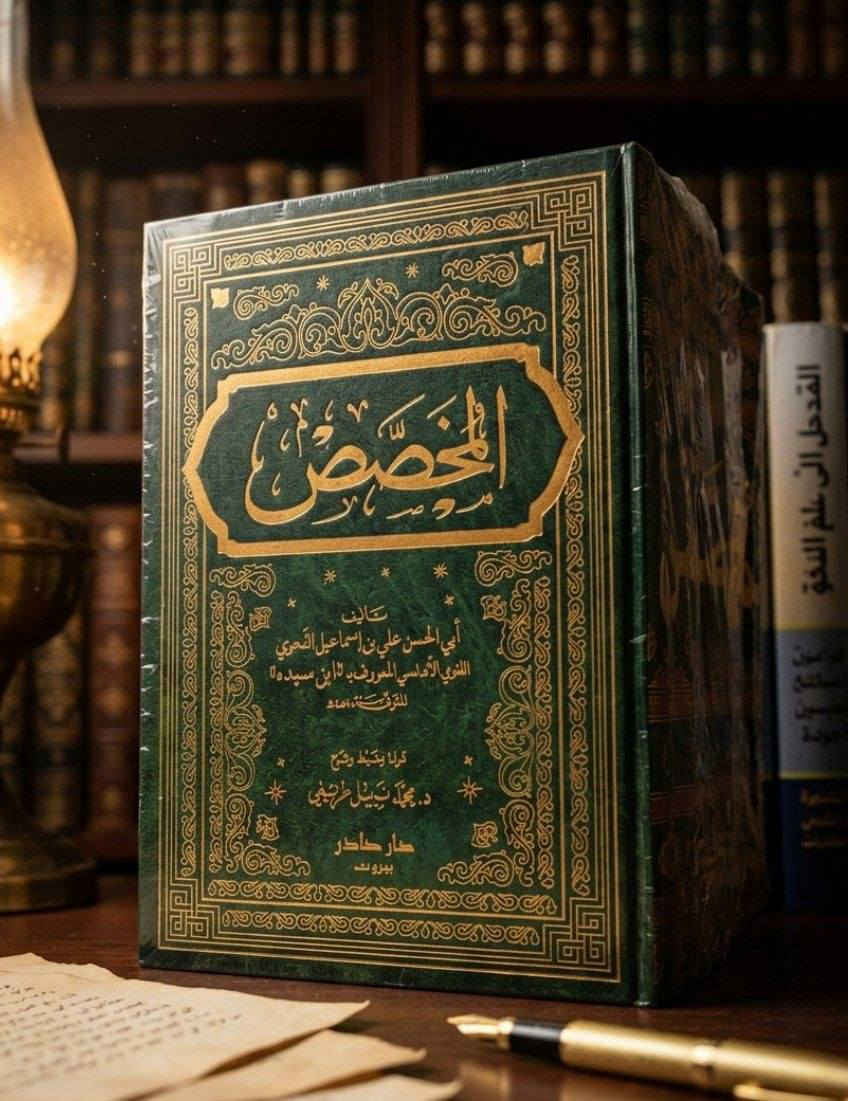 كتاب المخصص
لابن سيده
دار صادر بيروت
مكتبة النبراس  رابط قناة التلكرام https://t.me/alalalaliiih
للتواصل والطلب حساب الانستغرام  qwu228 
رقم الهاتف ***********
