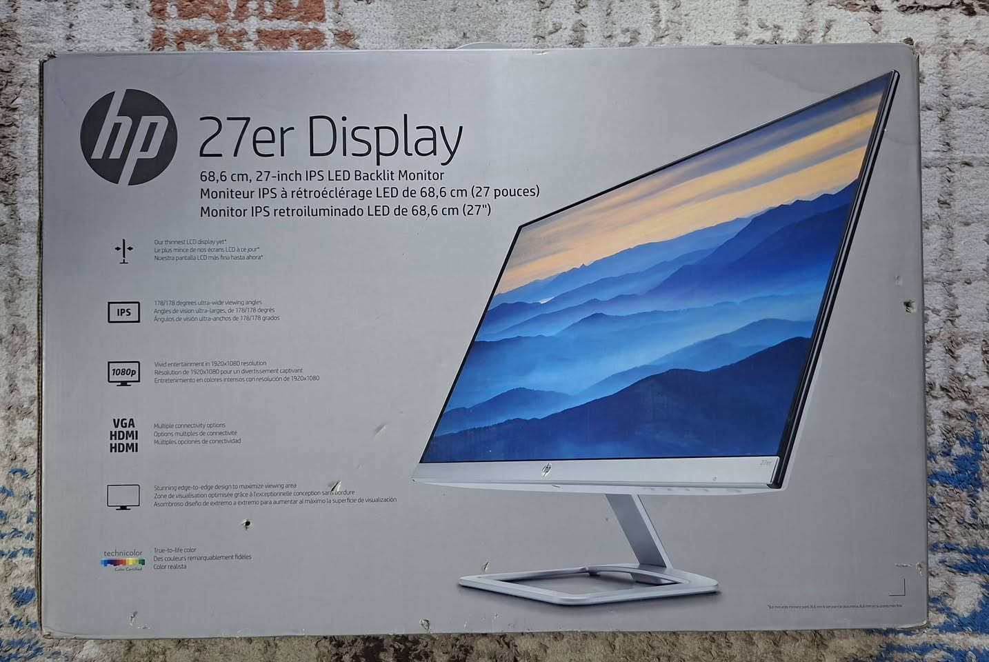 السلام عليكم شاشة للبيع براند HP 27er

1080P / 27 inch / IPS / 60 HZ
نظيفة حيل وكارتونها موجود
السعر 130 وموجود توصيل


**إذا كنت صاحب هذا الإعلان وتريد حذفه لأي سبب، رجاءا أرسل رسالة إلى الدعم الفني**