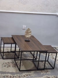 طاولة ٣قطع • ١٠٠×٥٧سم • توصيل مجاني بغداد