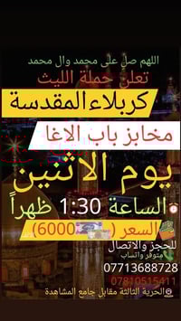 حملة الليث • رحلة كربلاء • رحلة النجف