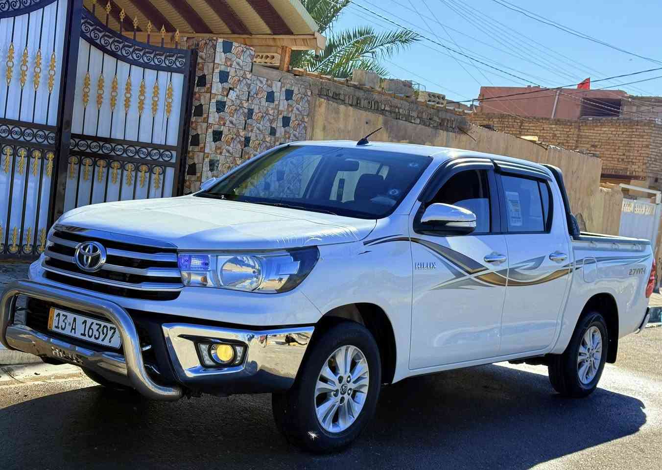 سلام عليكم 
تيوتا هايلوكس 
 كويتي الساير اصل 2017
رقم ميسان مشروع وطني رقم دولي سنويه جديده 2029
مكفوله كفاله السونار مرفق 
تخم تاير 
صدر جديد 
تبريد ثلج قطعتين 
مكينه مكفول 
فول اوتماتيك 
شاشه 
تحكم ستيرن 
حساس 
كأمره
قماره بسلفان الشركه  
ماشيه 270
كوت قضاء الحي 
سعرها 240
***********
