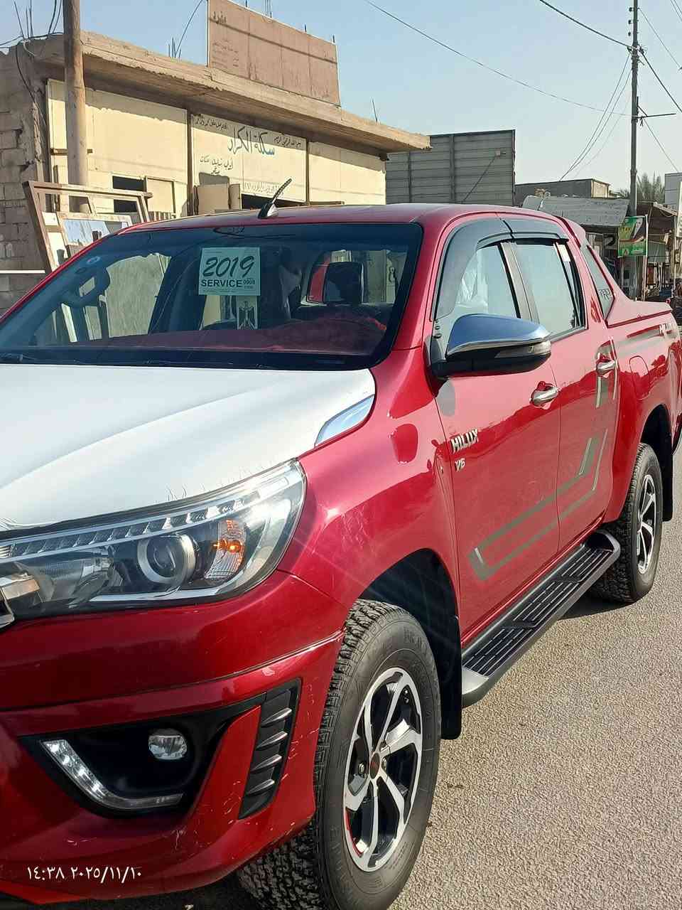 سلام عليكم 
فورويل 2019 رقم بغداد 
محرك 6 سلندر جيد جدا 
كفاله عامه من الضربه والصبغ والتبديل 
ماشيه 91 الف حقيقي وع فحص 
فوول مواصفات واحد ع واحد ساز 
للاستفسار / *********** 
                ***********
