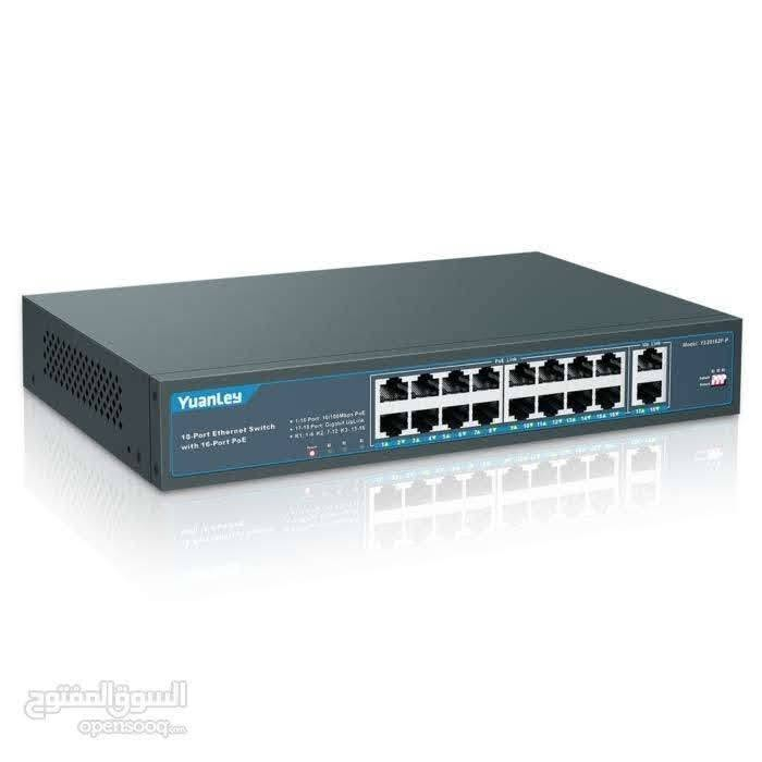 📡 سويتش شبكة PoE غير مُدار (Unmanaged PoE Switch)
🔹 ماركة: YuanLey
🔹 عدد المنافذ: 16 منفذ PoE + منافذ إضافية
🔹 Plug & Play (يعمل مباشرة بدون إعدادات)
🔹 هيكل معدني قوي
🔹 حماية من الصواعق حتى 4KV
🔹 سرعة تحويل عالية 12Gbps
🔹 مناسب للكاميرات، أجهزة الشبكة، والراوترات
💰 السعر: 75
📍 للتواصل على رقم ***********
التوصيل داخل كربلاء فقط
