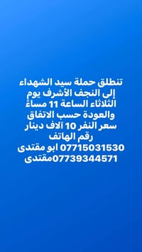 النجف الأشرف • زيارة أمير المؤمنين • الثلاثاء ١١م