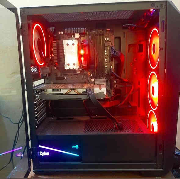 معالج R5 3600 + فان
كرت شاشة GTX 1660 sup
RAM 8.  3200
psu 500w
M.B  B450M
HARD 1TB + 120 SSD
شاشة متحركة حجم24 + 60ht 
بور من شركة ZEUS 1500VA باقي تعليمات البور بالصورة
جميع القطع باكيتاتهن موجودة بالإضافة إلى جميع الكيبلات الشاشة والكيس كلهن موجودات مابيها اي نقص بس أشد وتشغل🌹
عنواني بغداد الطوبجي اكو توصيل لكل المحافظات 
السعر500الف  بيها مجال شوية
*********** واتساب فقط
