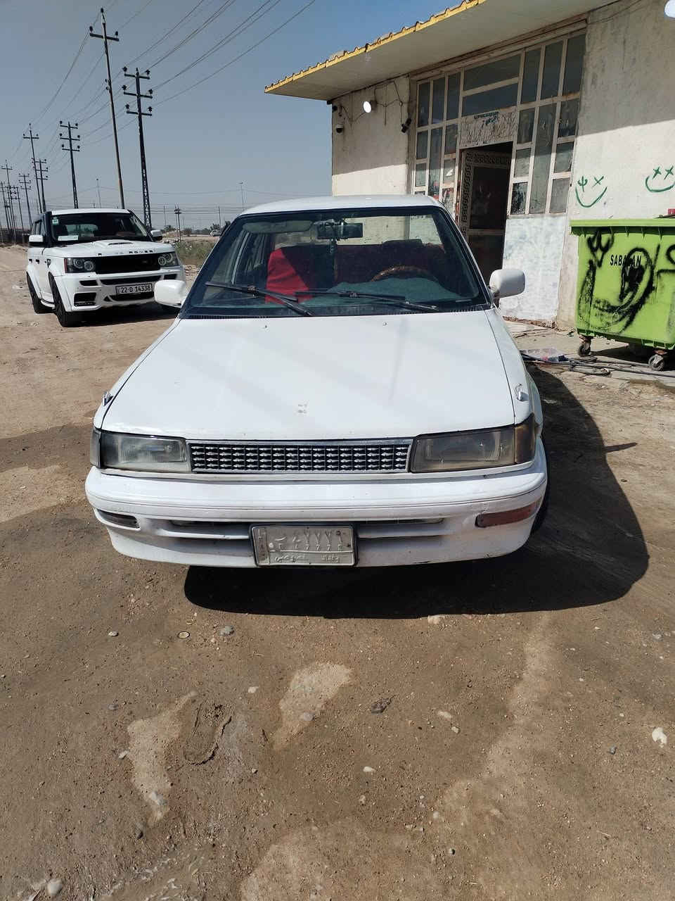 كورلا مديل 1991
تخم تاير
حدادة فول
كهربائي ات. شغالة من الدعاميه للدعامية عدا التبريد
لايت زنون هورن بوش
السنوية لل 27 صاحبة يمي. مدار ثاني يوم
مع وكالة
مكينة وكير مكفولات. ترايك كربلاء
السعر  40
المكان بصرة قضاء المدينة
***********
