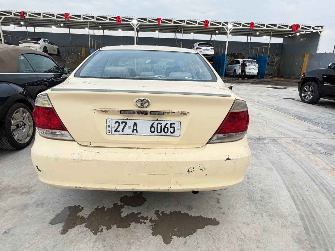 سلام عليكم
كامري 2004
حادث جاملغ الايمن الامام والخلفي  بدون حادث قوي  صبغ حزام بدون قماره  
محرك ٢٤٠٠ /٤ سلندر مكفول جديد حاويه كير جديد.
تبريد كهربائيات تمام
صدر امامي خلفي جديد 
تخم تاير جديد
داخل نضيف
سيارة باسمي رقم دولي لغاية ٢٠٢٩
السعر 69 وبيه مجال 
***********
***********
مكاني واسط كوت
