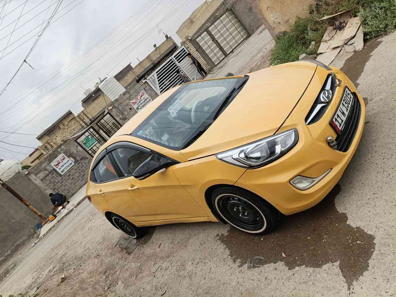 هونداي اكسنت خليجيه موديل ١٣  مكينه قطرتين لمرغوب سياره مال جناي خير من لله كامله كهربايات كلهه شغاله تبريد ثلج تايرات جدد سياره ١٦٠٠ تحكم ستيرن دوشمه جديده شاشه  مبدل جاملغ يمنه وبنيد بيه طخه بصفحت ليمنه خفيفه سعرهه ٧٧ مكاني بغداد جسر دياله رقم ***********
