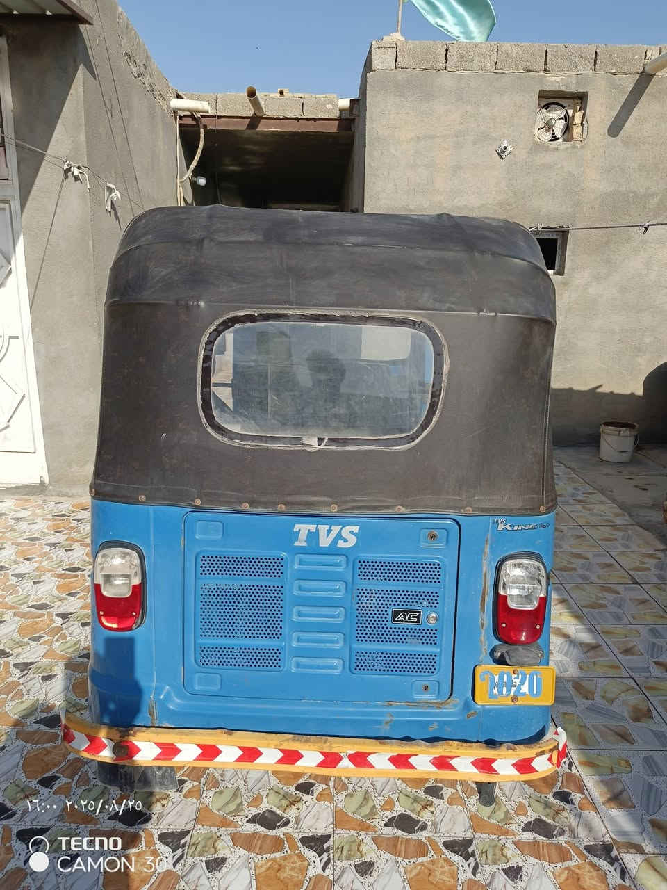 السلام عليكم تكتك TVS موديل 2020/شهر ١٢ الرقم انكليزي السعر خاص    رقم ***********
