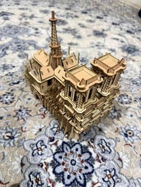 مجسم خشبي • مجسم منزل • شبر ونص