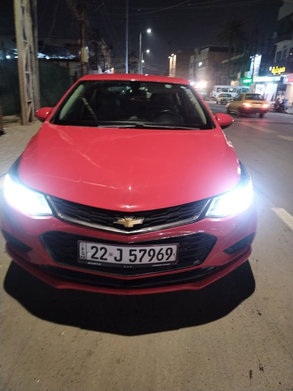 شوفرليت كروز 2018 امريكي مكينه وكير مكفول ضرر دعاميه من أميركا رقم شمالي السنويه بأسمي
سعر 10000$ وبيها مجال. 
للإتصال:  ***********
بغداد العبايجي
