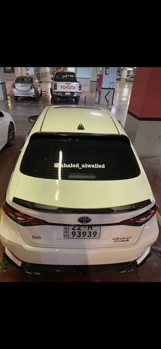 السلام عليكم
كولا2024

رقم اربيل بأسمي

سياره جاهزه مكينه كير بوضع الشركة ماشية 36

بدون نواقص 

محرك ١٨٠٠ هايبرد  

دخول ذكي

سقف سلايت

تحديد مسار

رادار

مثبت سرعه 

تبريد قطعتين 

بصمة عدد ٢ 

شاشة كبيره 

كامره 

شاشه تدعم كاربلاي

بيها دفتر بانزين

بدون صبغ بيها ملاحضات مثل ما موضح بالصور   

مكان:- كركوك 

***********
