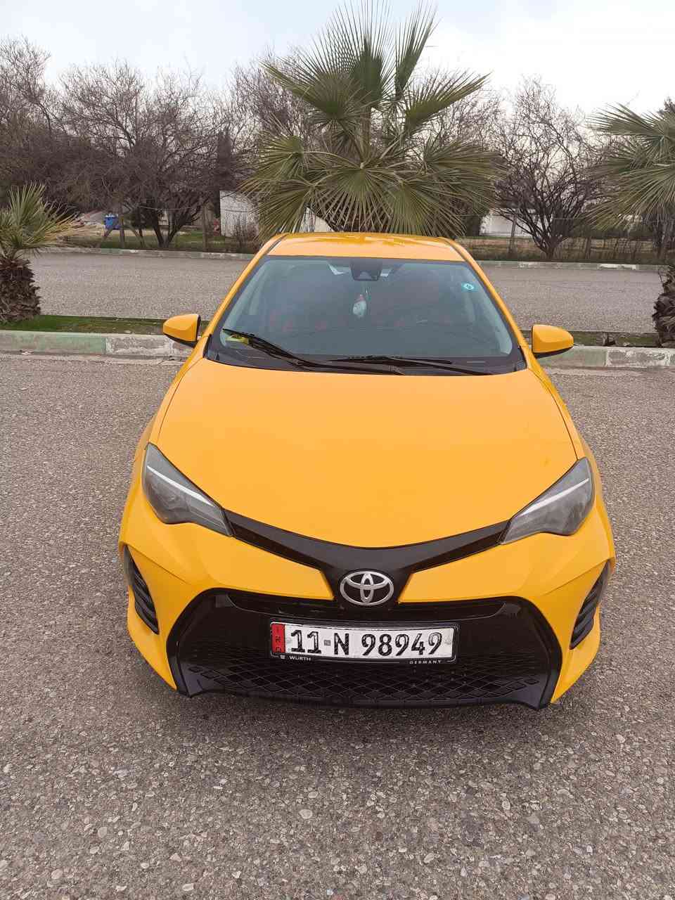 كورلا 2018 رقم بغداد انكليزي تحويل مباشر اني صاحبها  مصفره هيئه وغرامات 
كوبون بانزين طالع بعد مامستلمه السيارة كلش نضيفه تايرلت 4 جديد كير محرك شرط  دشبول لونين حجر صالنصه بيها تبديل چاملغ امامي سكن والبونيد بلاد  ترايك للبصره السعر 148 العنوان كركوك ***********
