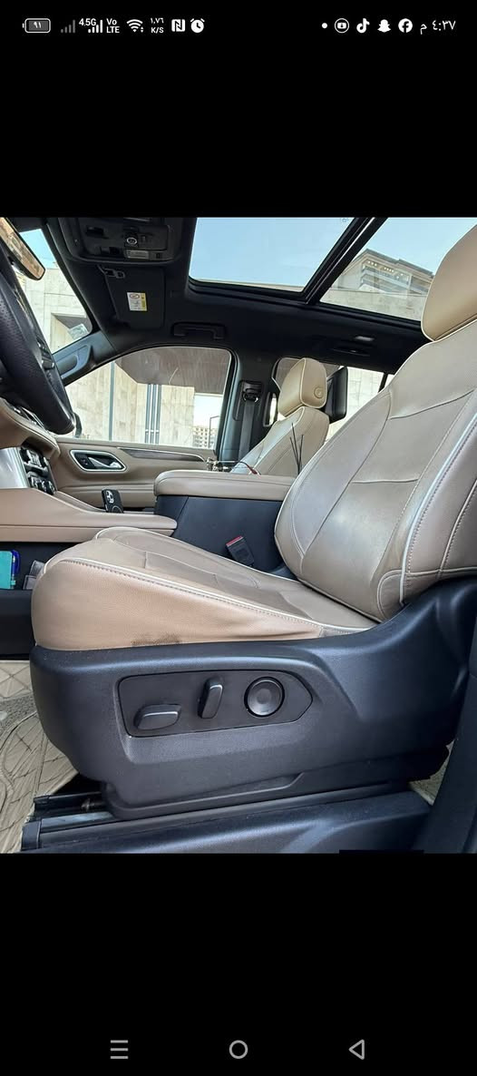 السلام عليكم
تاهو موديل 2021 بريمير  خليجي  

 وكاله المنصور  السونار منشور مع الصور

 فول أعلى مواصفات 

‏موديل : 2021

‏اللون : أسود 

رقم : بغداد بسمي 

‏
‏الفئه : PREMIER

‏المواصفات :

‏

‏دوسات جانبيه كهربائيه ويه فتحه الباب 

كامرات 360 

‏ثلاجه درجتين  

‏ نظام توقف ذاتي 

‏رادار جانبي بالمري الجانبيه

‏نظام القياده اليه 

‏شاحن لاسلكي 

‏-منفذ كهرباء للمقاعد الخلفيه 

‏-شاشات خلفيه بلادي 

‏جميع الابواب بصمه 

‏شاشه كبيره  

كل اغراضها موجوده ‏ 

‏بنوراما سقف

‏تشغيل عن بعد

‏ويل كب كروم اصلي حجم 22 انج

‏12 ايرباك

‏ دواخل جلد لون عسلي  

باب خلفي كهرباء 

‏مري قلاب

‏كشنات اماميه وخلفية كهرباء

‏‏رادار جانبي نقط عمياء

‏رادار امامي وخلفي  

‏سستم صوت كامل 

‏كراسي خزن ميموري 

‏تدفئه و تبريد كشنات 

‏

‏ماشية.82 الف 

السعر 480 $ وبيها مجال 

مكان سياره بغداد
حي الجهاد الاطباء.    او كراده 42
الهاتف *********** سيد حسين 
ما متواجد ع فيس الي يحب يتصل واني حاضر
