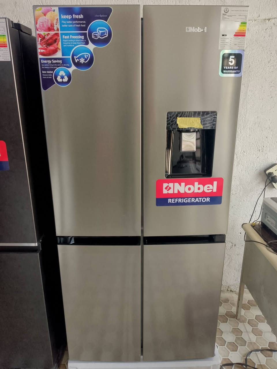 اللهم صل على محمد وال محمد الطيبين الطاهرين
ثلاجه قدم 5ابيض
ثلاجه قدم 6 سلفر 
ثلاجه قدم 10رصاصي ذهبي 
ثلاجه قدم 20 زجاج ذهبي
ثلاجه قدم 32راباب 4 اسود 
ثلاجه قدم 20باب 4 سلفر 
مجمدة ابيض 330ك
مجمد سلفر 210ك
غساله فول اوتماتيك نوبل 17كليو 
غساله فول اوتماتيك نوبل 13كيلو 
غساله هياشي حوضين17كيلو 
غساله هياشي حوضين 12كيلو 
غساله نوبل حوضين 10كيلو 
غساله نوبل حوضين 17كليو
العنوان حي الصدرين سكله حمزه الهلالي 
***********
***********
***********
