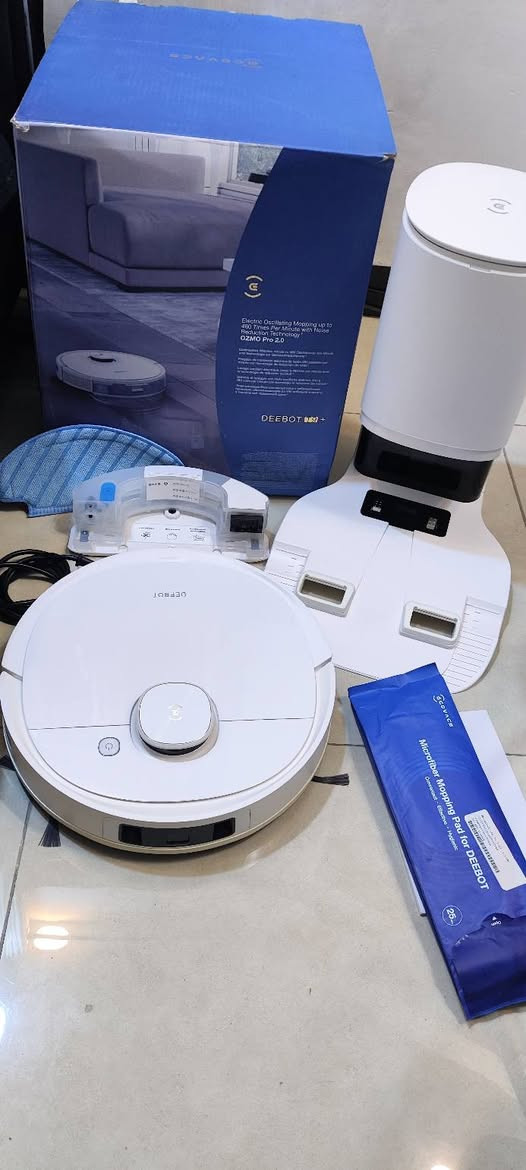 متوفر مكنسة T9 plus من ايكوفاكس 
كنس ومسح 
تفريغ ذاتي للغبار
خزان ماء اهترازي
خزان معطر
رادار وخرائط متعددة 
تجاوز للعوائق
مستويات متعددة للكنس والمسح
تطبيق موبايل ايكوفاكس


**إذا كنت صاحب هذا الإعلان وتريد حذفه لأي سبب، رجاءا أرسل رسالة إلى الدعم الفني**