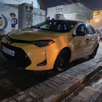 كورلا ٢٠١٩ أمريكي للبيع سياره ماشيه ١٠٧ مصفره هيئه وغرامات وبااسمي رقم...