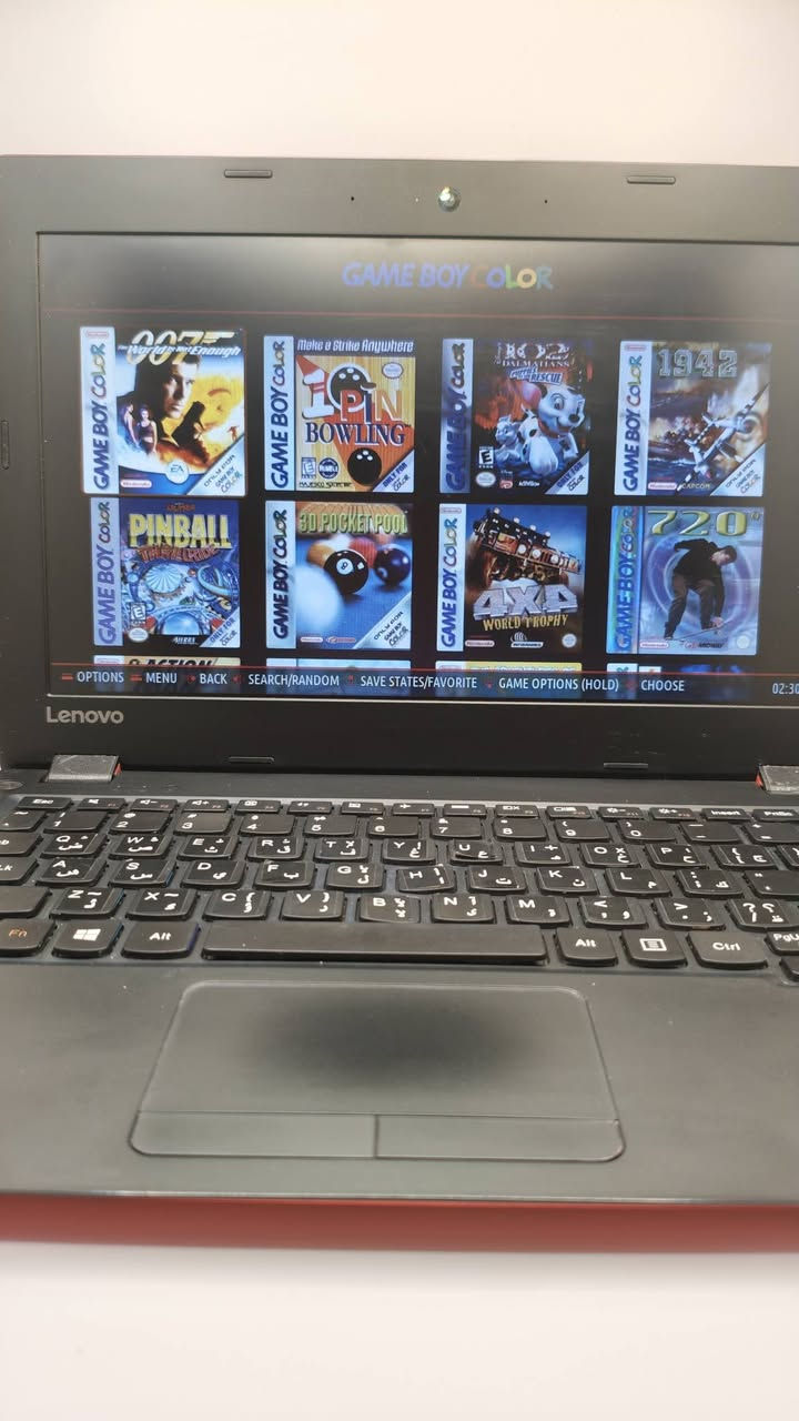 السلام عليكم
lenovo 100s
نظام لينكس محاكيات والعاب مكتبة كامله وممكن تضيف العاب 
شاشة 12 شحن ممتاز وعلفحص نظيفه جدا
مع شاحن اصلي وجوستك 
135 بغداد الشعب..***********
يتوفر قطع اخرى تختلف اللي يحب ادزلة
