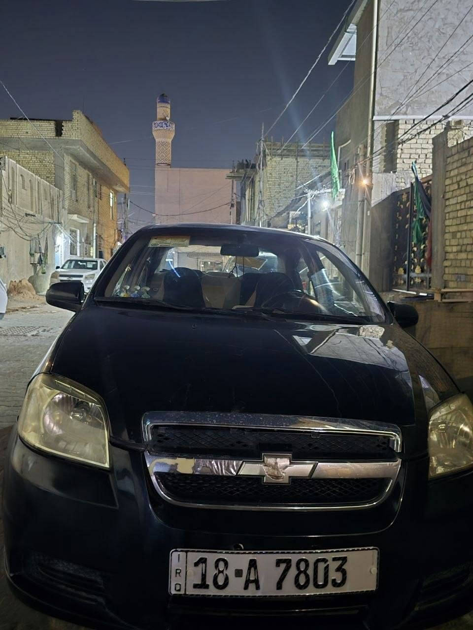 🚗 للبيع - شيفروليه أفيو 2007
✅ الموديل: 2007
✅ المكينة: 1600cc اقتصادية بالوقود(لكل 10كم 1لتر)
✅ الحالة: تشغيل ممتاز، 
✅ اللون: أسود
✅ المقصورة نظيفة والمكينة سليمة بدون مشاكل تبريد شغال
📍 السيارة موجودة في النجف لوحات جديده باسمي
💰 السعر: (60)بي مجال
☎️ للتواصل  : (***********)
