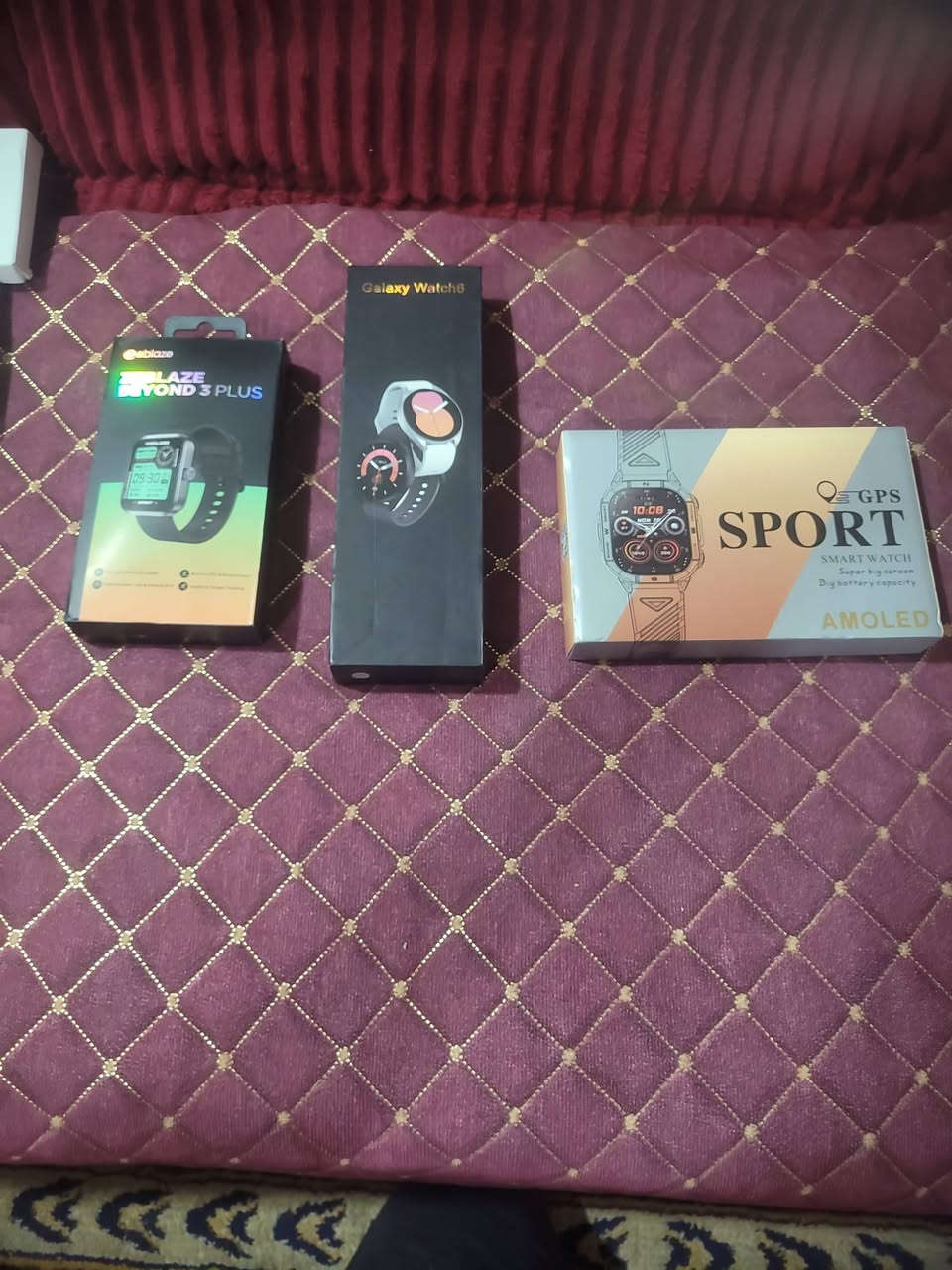 ساعات ماركه اصلي مع كارت امزون.     كولاتي عالي جدأ
ساعات سمارت. 
سوبر امولد
اتصال اشعارت
بلتوث. اسبيكر
دبل سير اسود وزيتوني
ساعة فول موصفات.
تريد توديه هديه.  تريده الك.  اخذه وانته مغمض
يتوفر توصيل كل العراق


**إذا كنت صاحب هذا الإعلان وتريد حذفه لأي سبب، رجاءا أرسل رسالة إلى الدعم الفني**