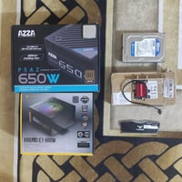 رايزن 5 5600G • رام T-Force 8GB عطلان • بورسبلاي 600W RGB