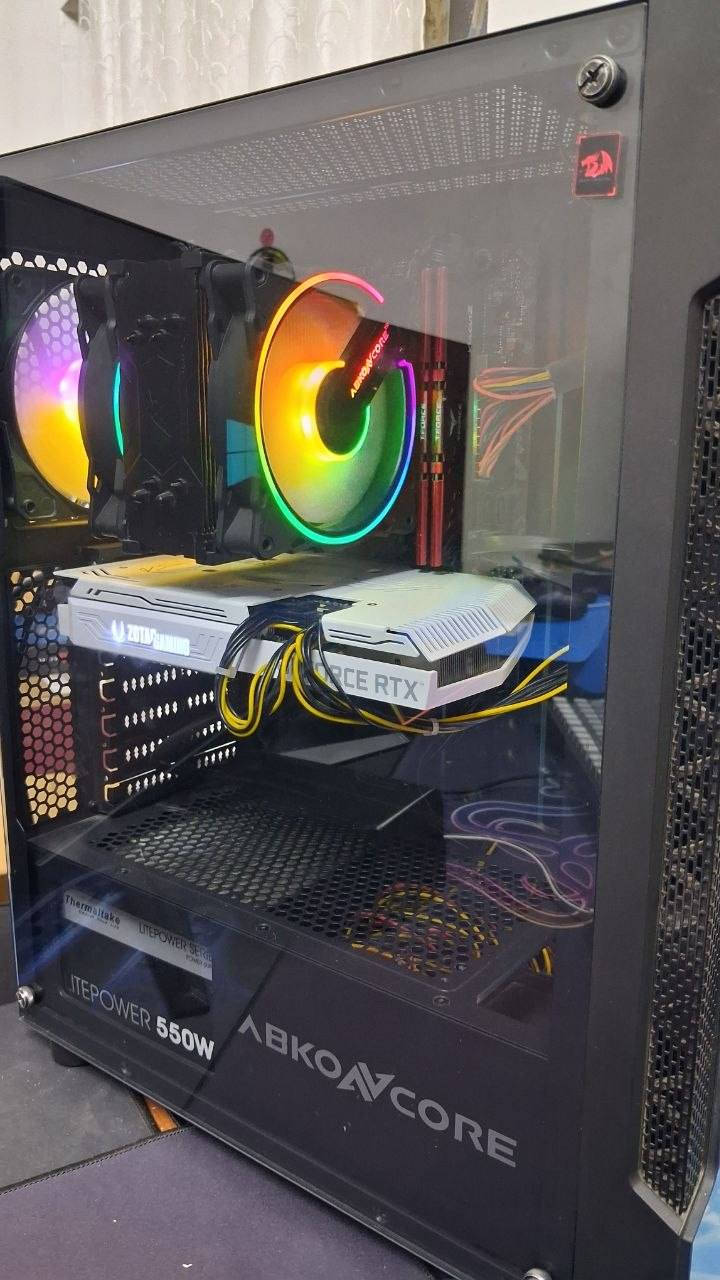 ٩٤٠ الف
CPU:Core i5-11400
RAM:16GB DDR4 TFORCE 3200HZ
SSD128+1TB HDD
PSU:550WATT THERMALTAKE
GPU:RTX 3060Ti 8GB ZOTAC WHITE EDITION
M.B:COLORFUL B560M PRO
COOLER:2FAN ABKOCORE
CASE ABKOCORE RGB 4FAN GLASS


**إذا كنت صاحب هذا الإعلان وتريد حذفه لأي سبب، رجاءا أرسل رسالة إلى الدعم الفني**