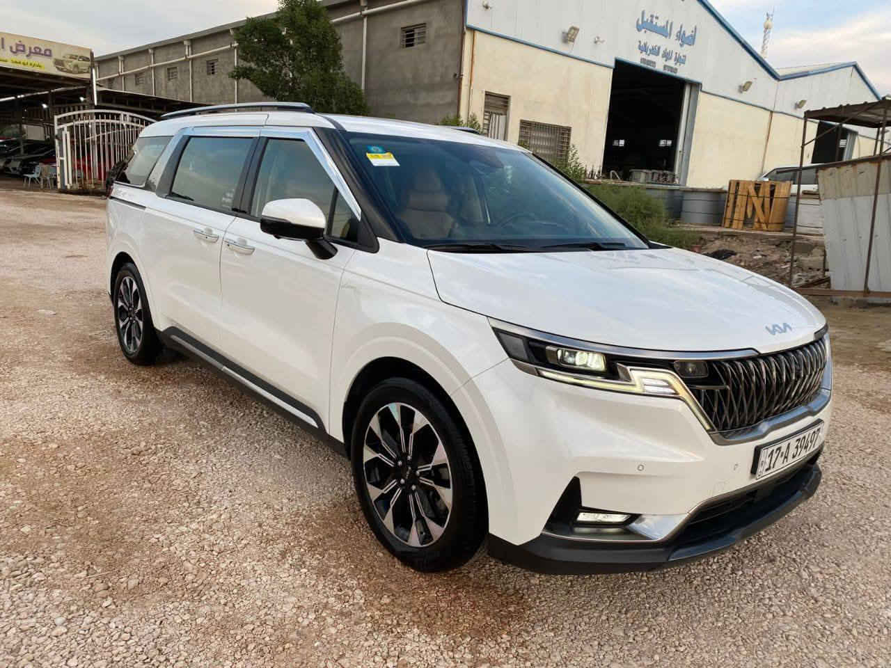 كيا كرنفال 2023
وارد كوري بانزين غاز فقط 

كفالة 

مواصفات فول للأخير شنو ابالك بيها 

بصمة ابواب وتشغيل 

تشغيل عن بعد 

كير ماوس 

بردات كل الأبواب 

ابواب كهرباء 

جنطة كهرباء 

كشنات كهرباء وتدفئة وتبريد 

5 كامرات محيطية 360 درجة 

ويل كب كروم 

مري شفط 

عداد دجتل 

بك لايت لد 

لايت زنون + اشارة لد 

كشافات بلاجكتور 

اوتو هولد 

هاند بريك بصمة

تبريد 3 قطع + شاشة منفصل 

الأبواب بيها انارة من الداخل 

رادارات امامية وجانبية  وخلفية 

توقف ذاتي 

تحديد مسار 

قيادة ذاتية 

السيارة ماشية 19 الف كيلو حقيقي ما مصفر ولا ملعوب بيها 

سيارة وضع الشركة 

رقم مثنى مداور مباشرة

تحويل مباشر 

مكان السيارة السماوة قضاء رميثة 

السعر 328 وبيها مجال كلش قليل 

للاستفسار    
*********** رقم ثاني ***********
