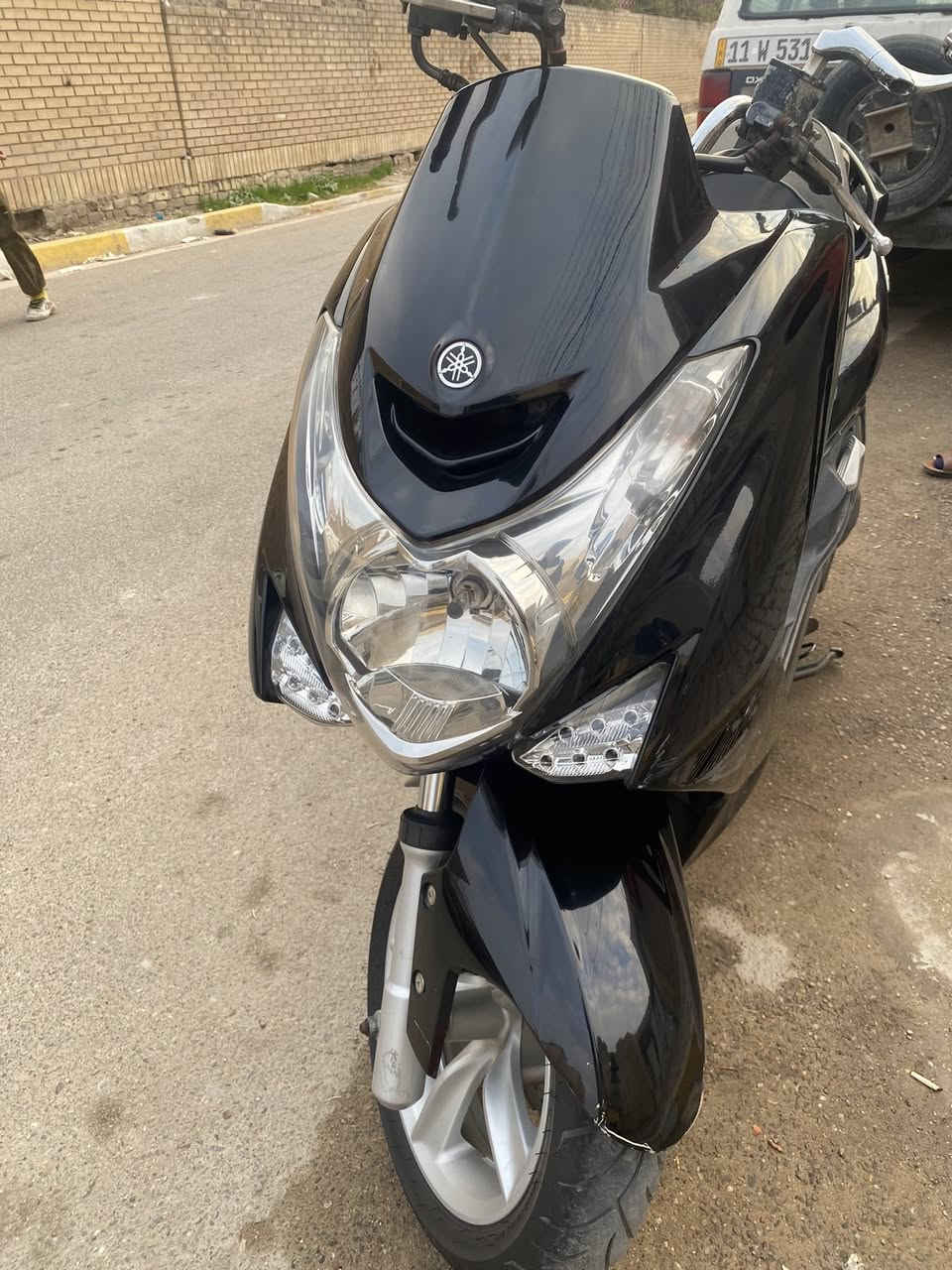 سلام عليكم دراجه ماجسته اس ياباني الدراجه كفاله نازله من الرمبه صارلها 3 اشهر سعرها 12$ وبيها مجال حك جيه العنوان بغداد الحسينيه مال راشديه رقم الهاتف *********** الخاص مقفول .
