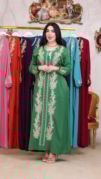 دشداشه نسائي • قطن مراسي مصري • مقاس 2x 3x