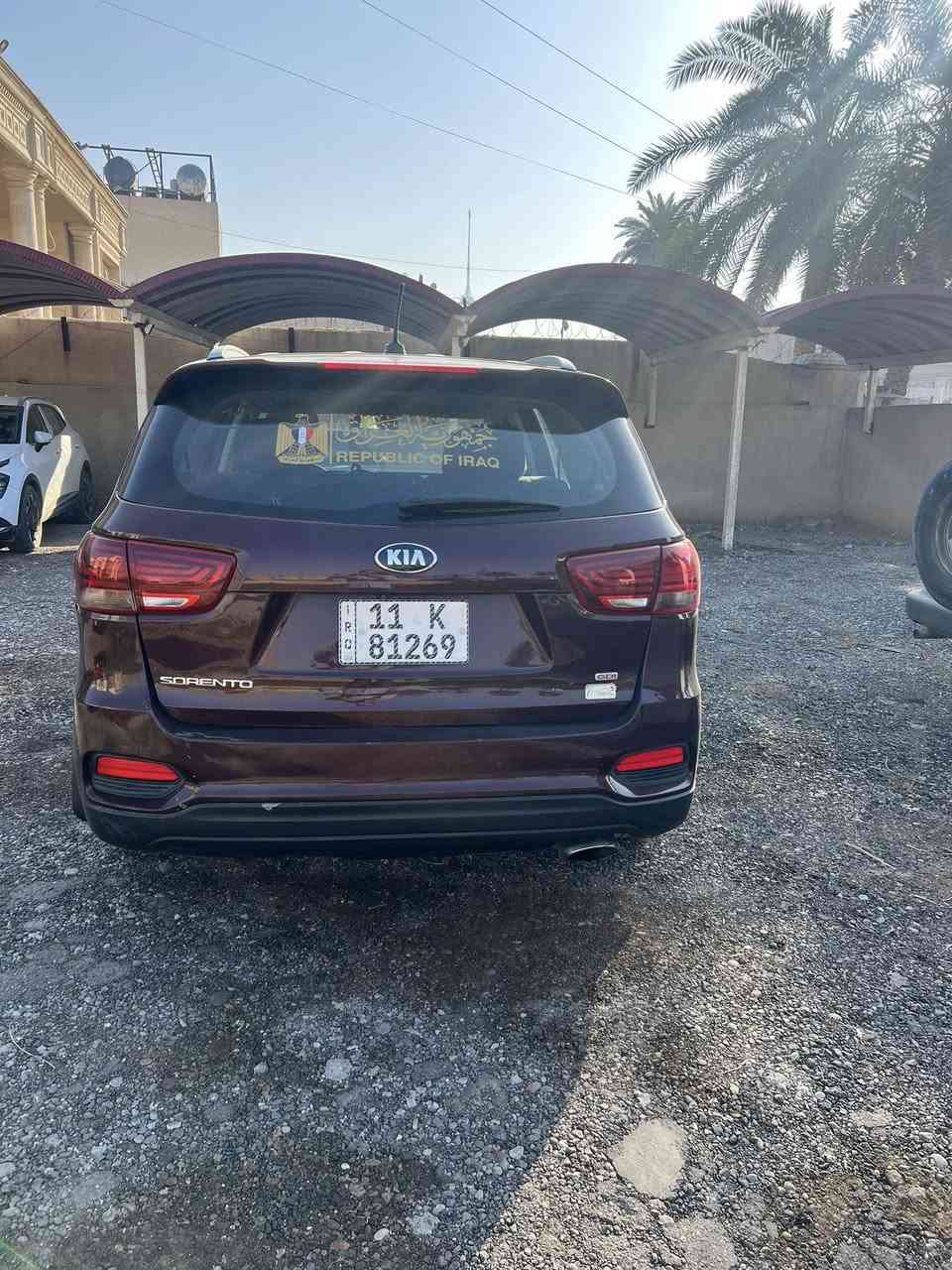 سورنتو 2019أمريكية رقم بغداد
(حادثه فقط دعاميه كلين بدون صبغ بدون ايرباك )
مواصفات 

 4سلندر 
شاشه 
فول تحكمات ستيرن
٧ راكب 

وباقي المواصفات العاديه 
مكان بغداد الغزاليه 
السعر 190
 وبيه مجال للإستفسار ***********
