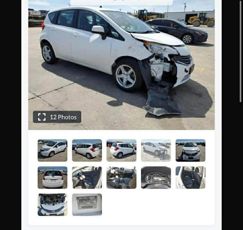 نيسان ڤيرسا نوت ٢٠١٦ موصفاتت SVصبع ٣ قطع  صوره حادث موجود بدون دواخل  ٢ تعديل  محرك گير صدر كهرباي كل بشرط سعر    سنوي رقم كل جديد سعر ٩٥$ مكان اربيل*********** أربيل, العراق
