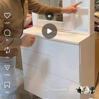ميز تواليت • ابيض • بدون مرايه