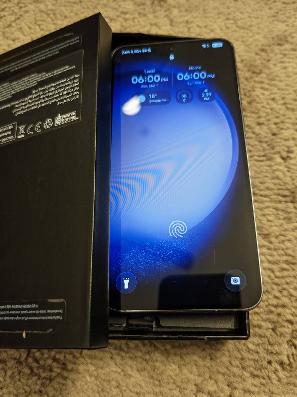 S23+ للبيع شغال كامل مع الباكيت فقط شخوط بسيطة للشاشة والفريم متلاحظها بالاستدخام
ضمان عين الفهد 

256gb

كلشي شغال عالاختبار 

المواصفات معروفة والبطارية تطول يوم كامل استخدام

 متوسط تنطيني  

مرفق الاستخدام مالتها

لا يحمة ولا يعلك

معالج سناب دراكون يشغل كل الالعاب والبرامج على مواصفات عالية 

السعر 600 

مكاني الوزيرية بغداد

***********
