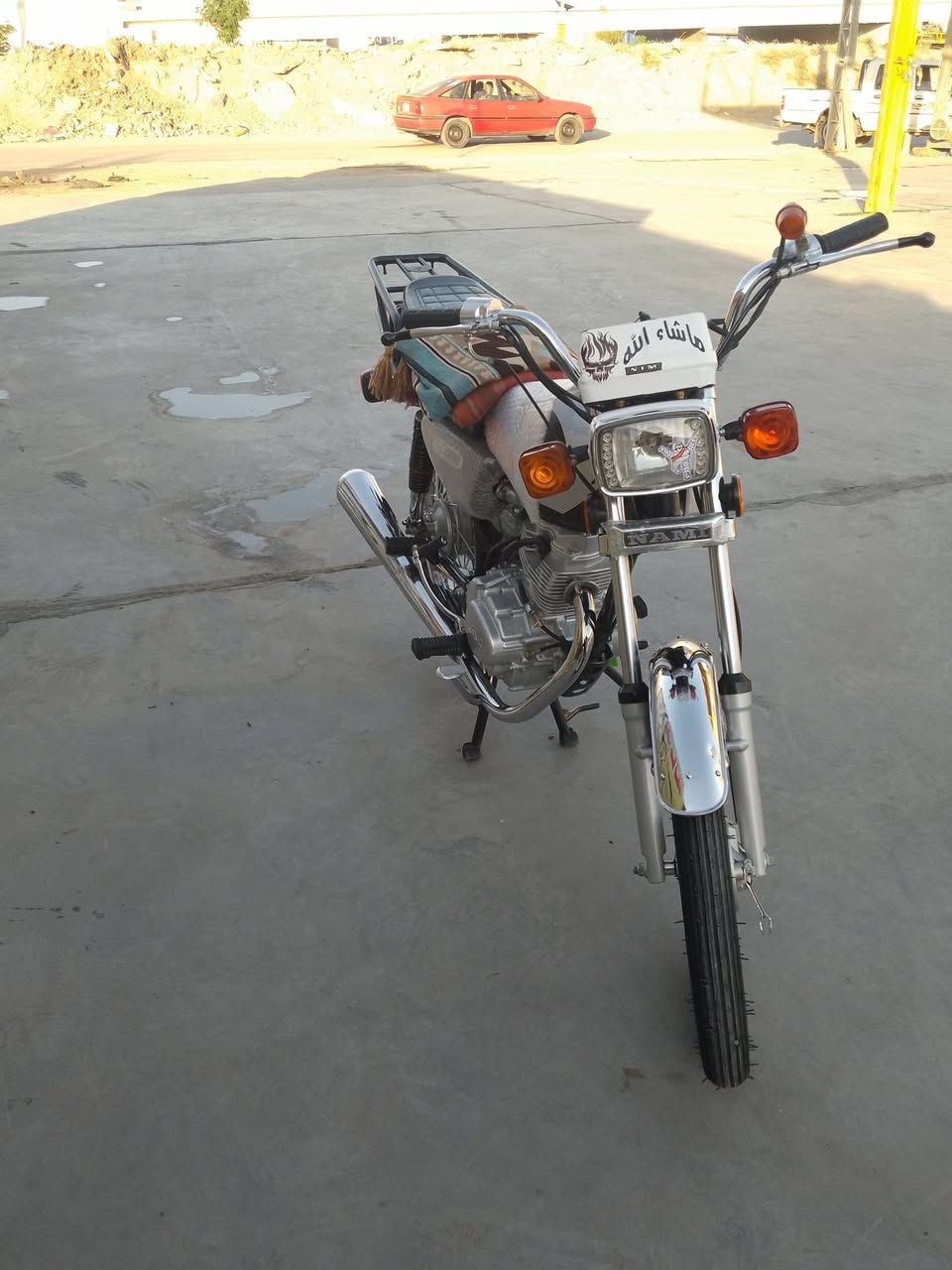 سلام عليكم شباب دراجه تعمير موديل 2018 اوراق اصولي تعمير 25 جديده الدراجه خير من الله اتصال وبيك خير وتدلل حبيبي (***********)(***********) خاص ما متواجد اتصل
