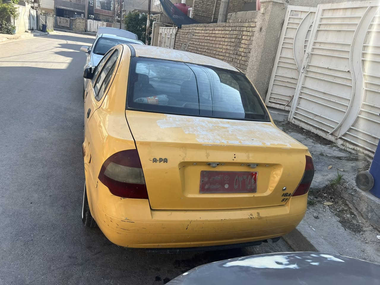 السلام عليكم
طيبة 2014 بلاديه شواصي نضيفه لا فطر ولا لحيم بدون صبغ ولا تبديل بيه طخه بالجاملغ موضحه بصوره وشويه بالبنيد معمر دواير بيه مكينه كير تخم تاير رقم صدامي ومطلوبه هيئه وغرامات 700 الف ابيع صافي تحويل مباشر مكاني بغداد الثعالبه السعر المطلوب 22 ورقه للاستفسار الاتصال ع الرقم ***********
