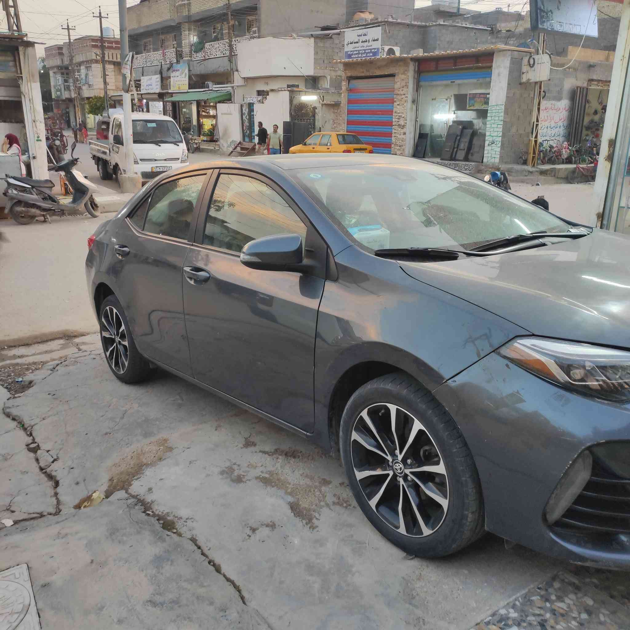 كورلا موديل 19 رقم بغداد السعر 136
مكان السيارة بغداد صور الحادث بالمشور بدون إرباك ماشية 74 ميل 
***********

